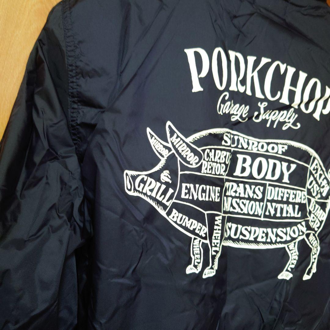 PORKCHOP ナイロンジャケット Mサイズ ネイビー