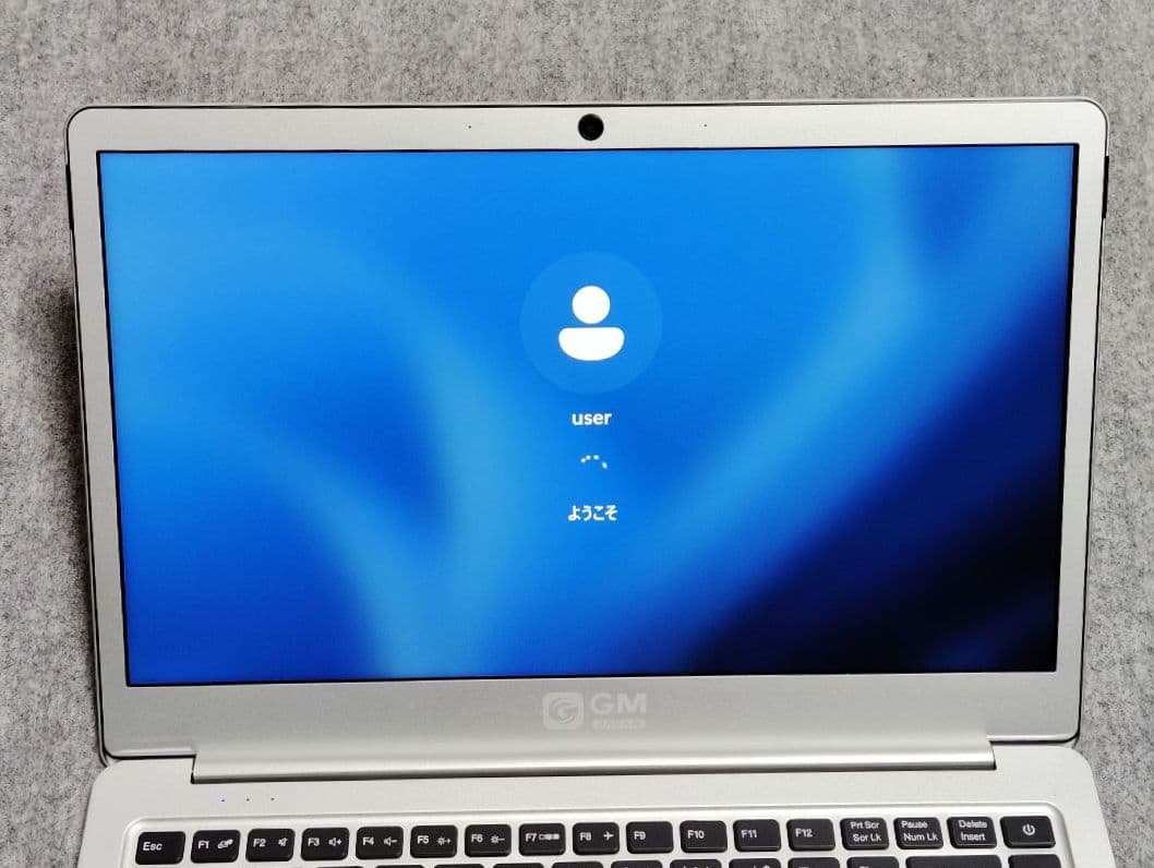 GLM GM-JAPAN製ノートパソコン バッテリ難あり
