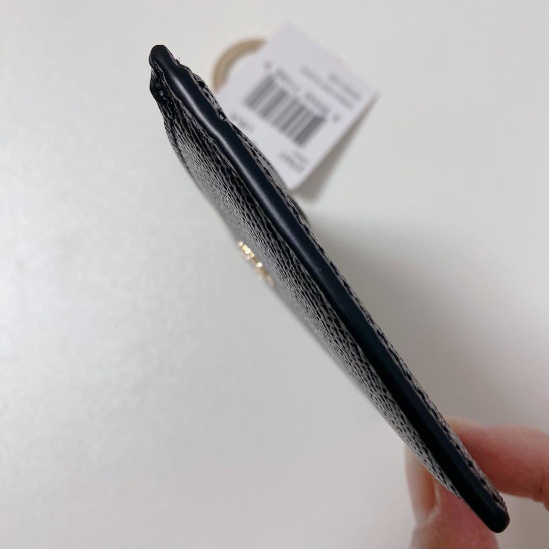 【新品未使用】COACHコーチ★ミニスキニーIDケース★ケース★黒ブラック