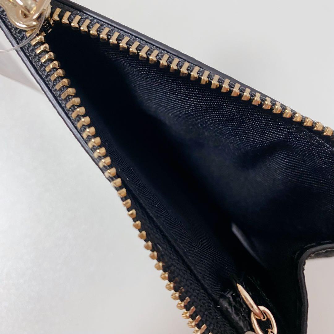 【新品未使用】COACHコーチ★ミニスキニーIDケース★ケース★黒ブラック