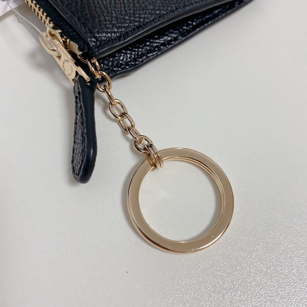 【新品未使用】COACHコーチ★ミニスキニーIDケース★ケース★黒ブラック