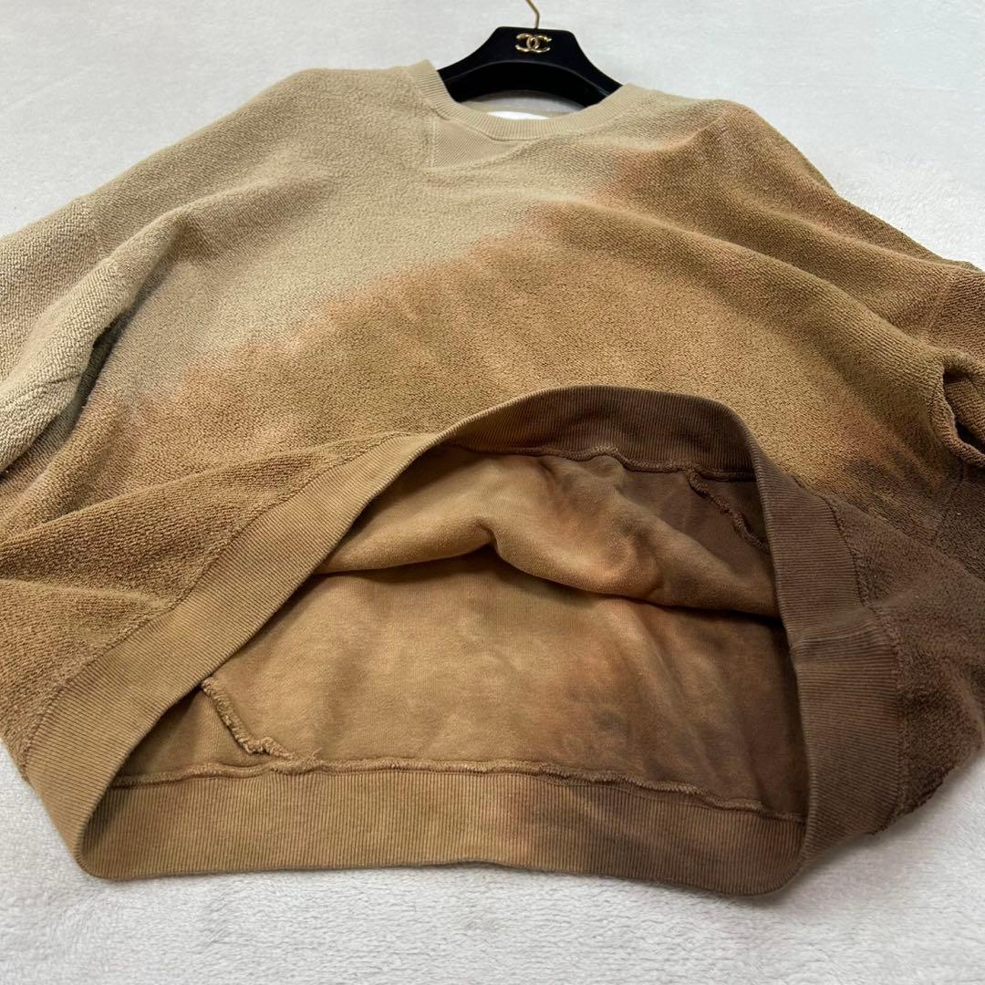 K576 L ノーマティーディー クルーネック スウェット ブラウン メンズ