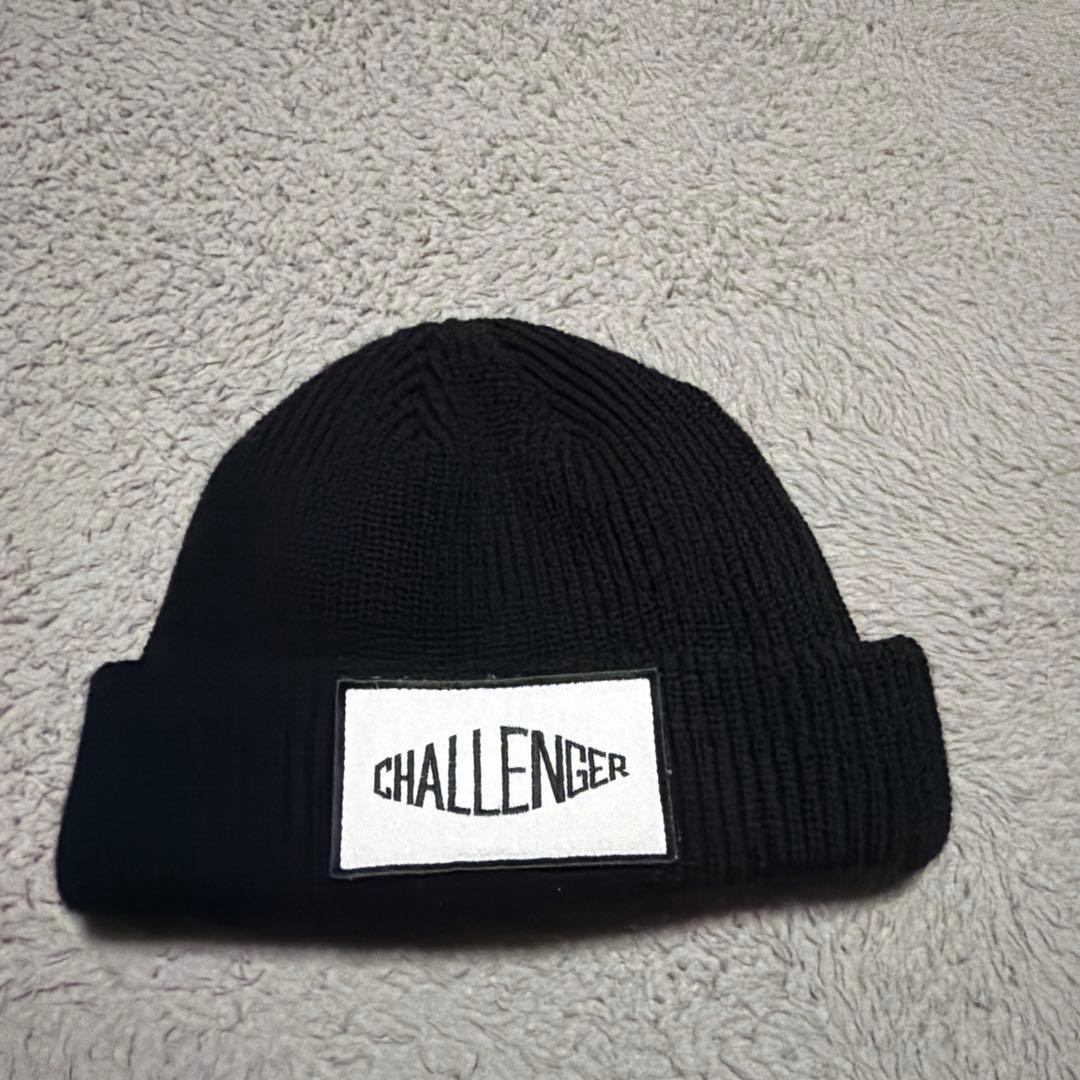 CHALLENGER BEANIE ビーニー　ニットキャップ　黒　ブラック