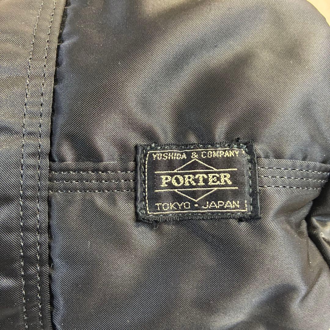 [極美品] PORTER タンカー ドラムバッグ ミニボストン 黒 ナイロン