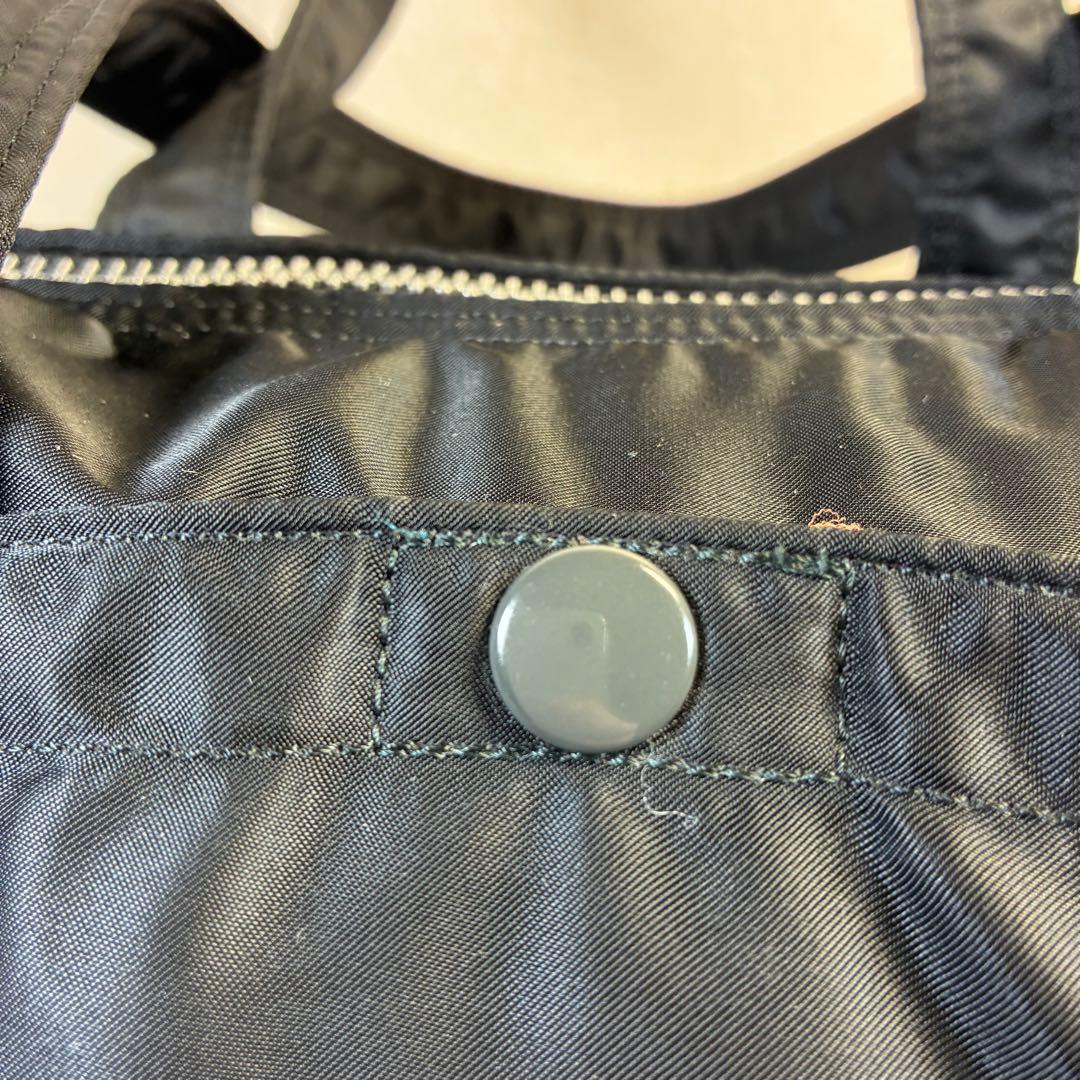 [極美品] PORTER タンカー ドラムバッグ ミニボストン 黒 ナイロン