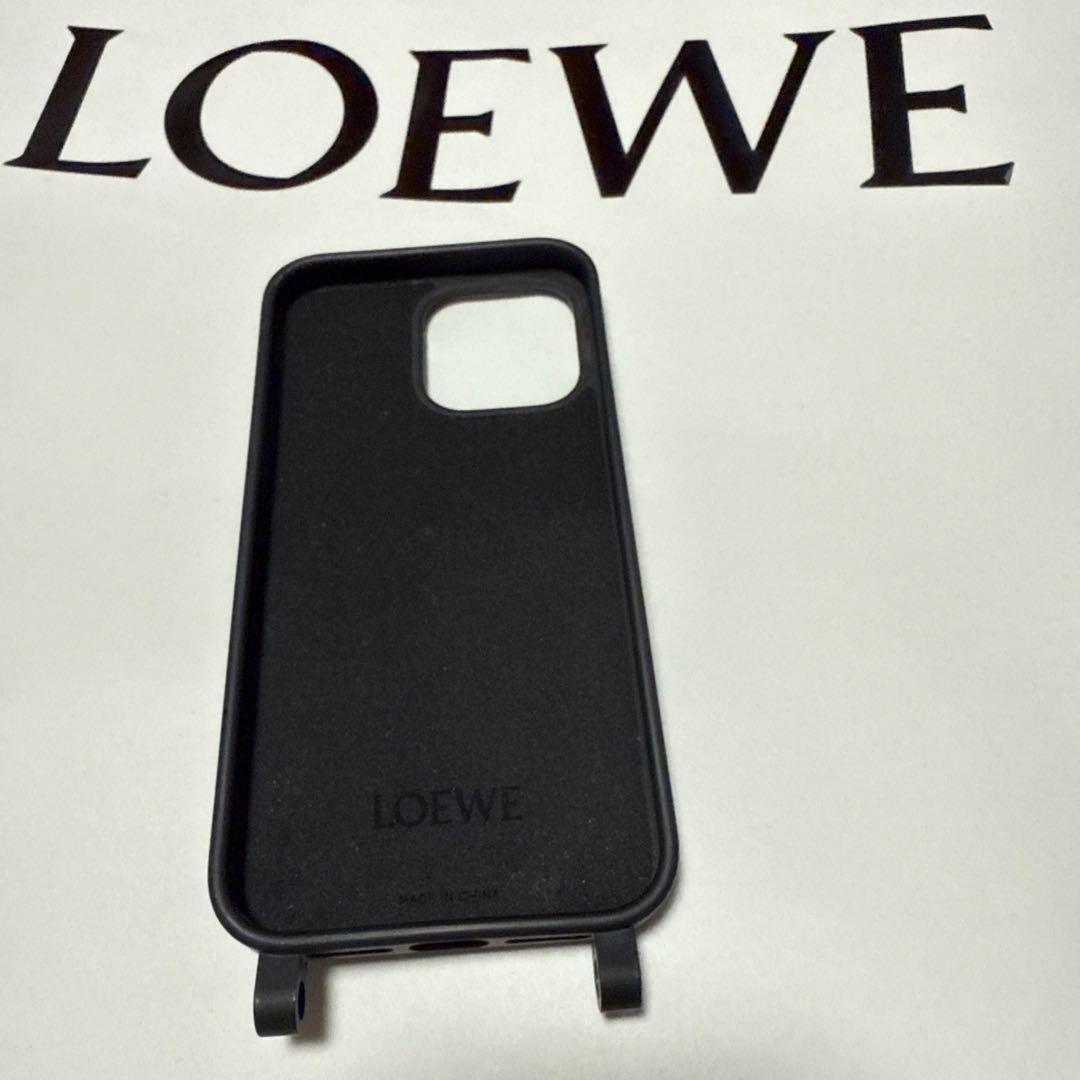 LOEWE ブラック iPhone14ProMaxケース