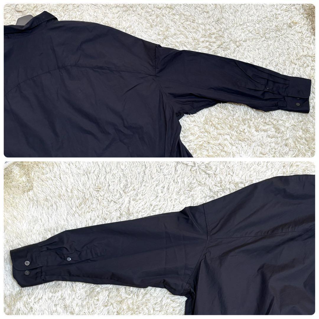 大きいサイズ　近年モデル　ドリスヴァンノッテン　ワイドシャツ　3L～4L　黒