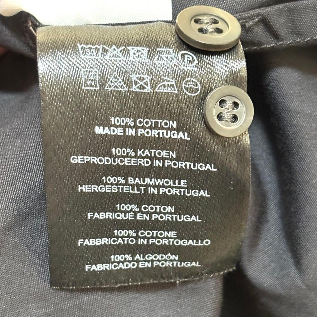 大きいサイズ　近年モデル　ドリスヴァンノッテン　ワイドシャツ　3L～4L　黒