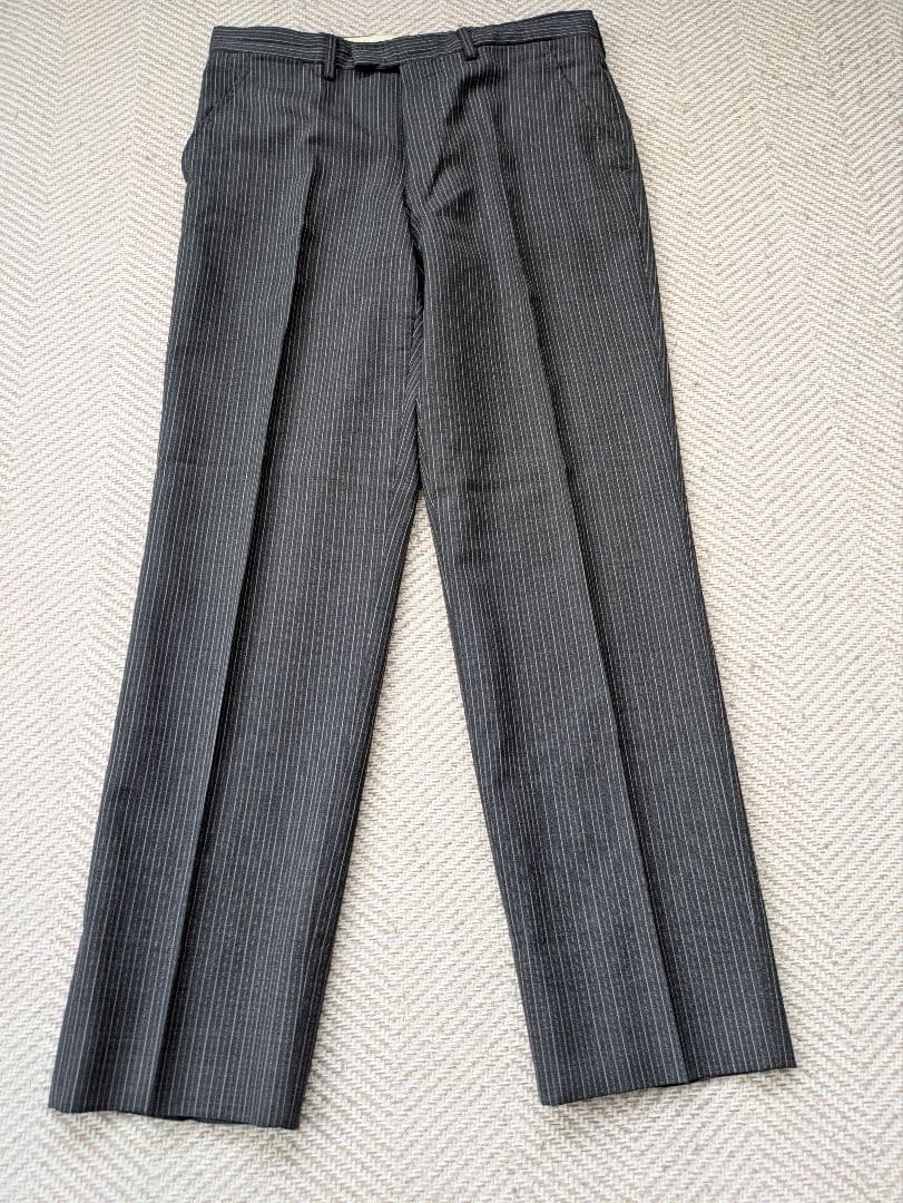 希少 最高級 ポールスミス セットアップ 花柄 ストライプ グレー