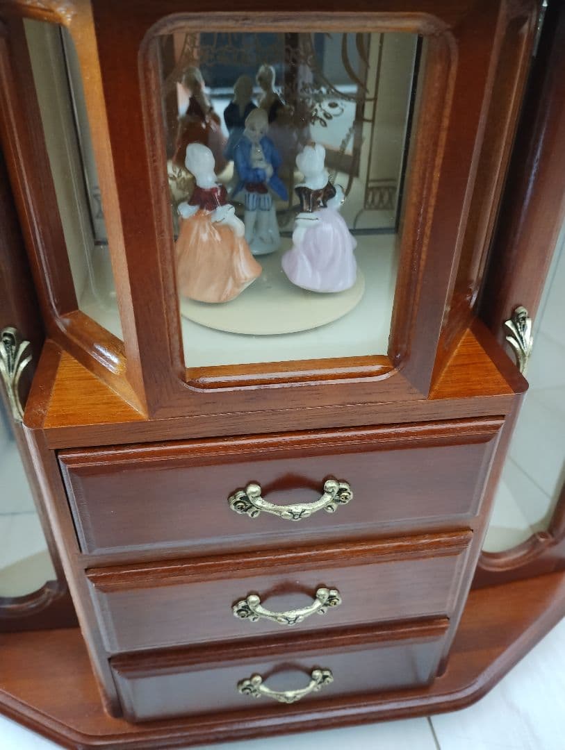 昭和レトロ　オルゴールキャビネット ミュージックシアター