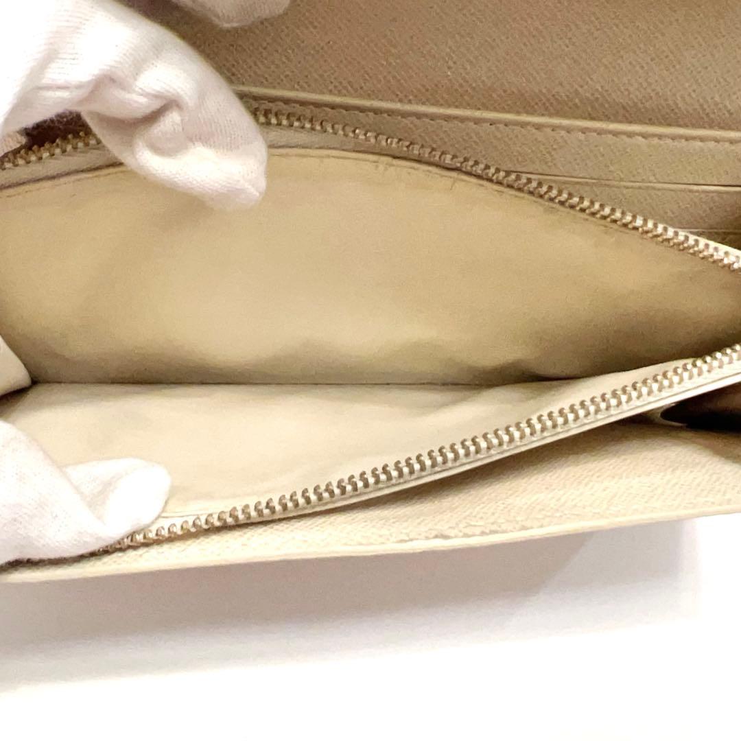 ルイヴィトン ダミエ アズール ポルトフォイユ サラ 長財布 N61735 白