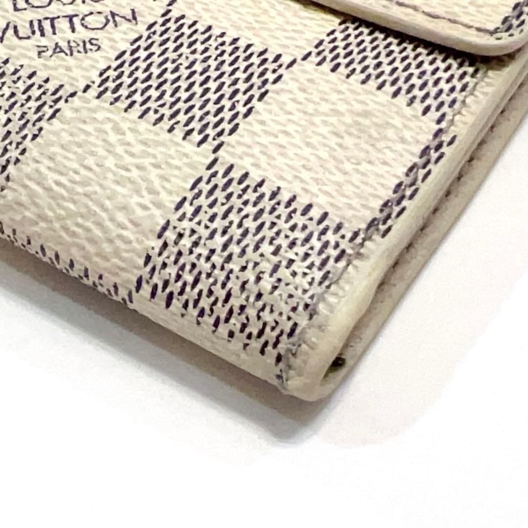 ルイヴィトン ダミエ アズール ポルトフォイユ サラ 長財布 N61735 白