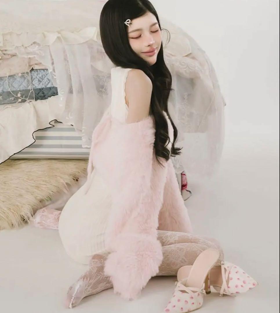 ダーリッチ ケーブルニットソーセットワンピース