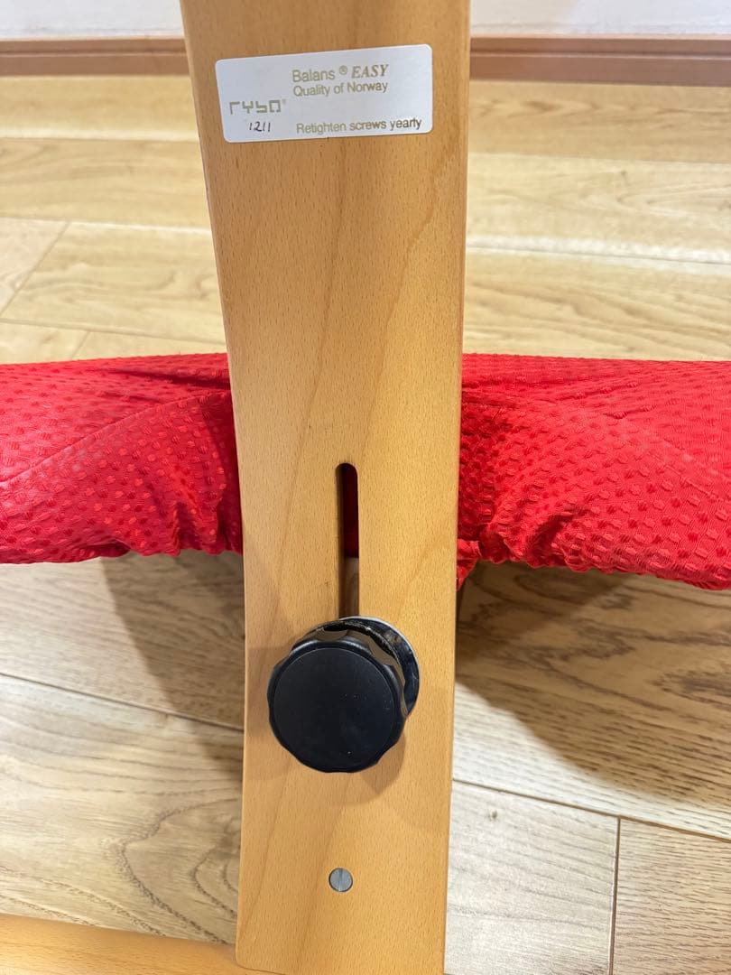 Rybo BalansEASY バランスチェア 金ロゴ 専用カバー付き 姿勢矯正