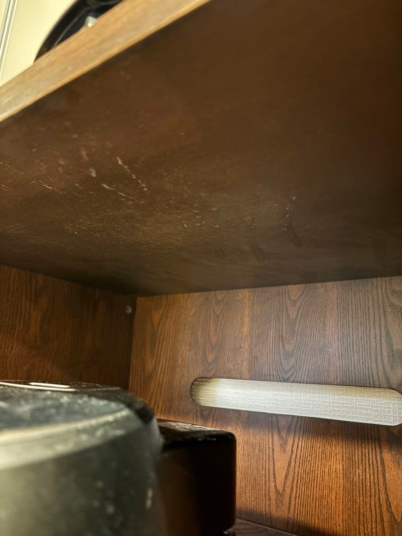 LOWYA 食器棚 レンジ台 キッチン収納 タモ突き板 キャビネット