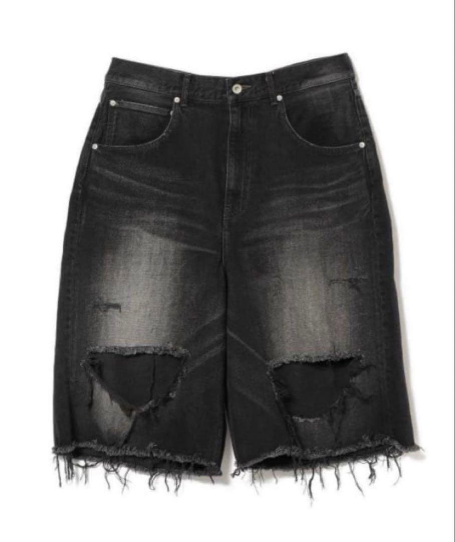 パンツ FUTURE ARCHIVE CRUSH DENIM SHORTS