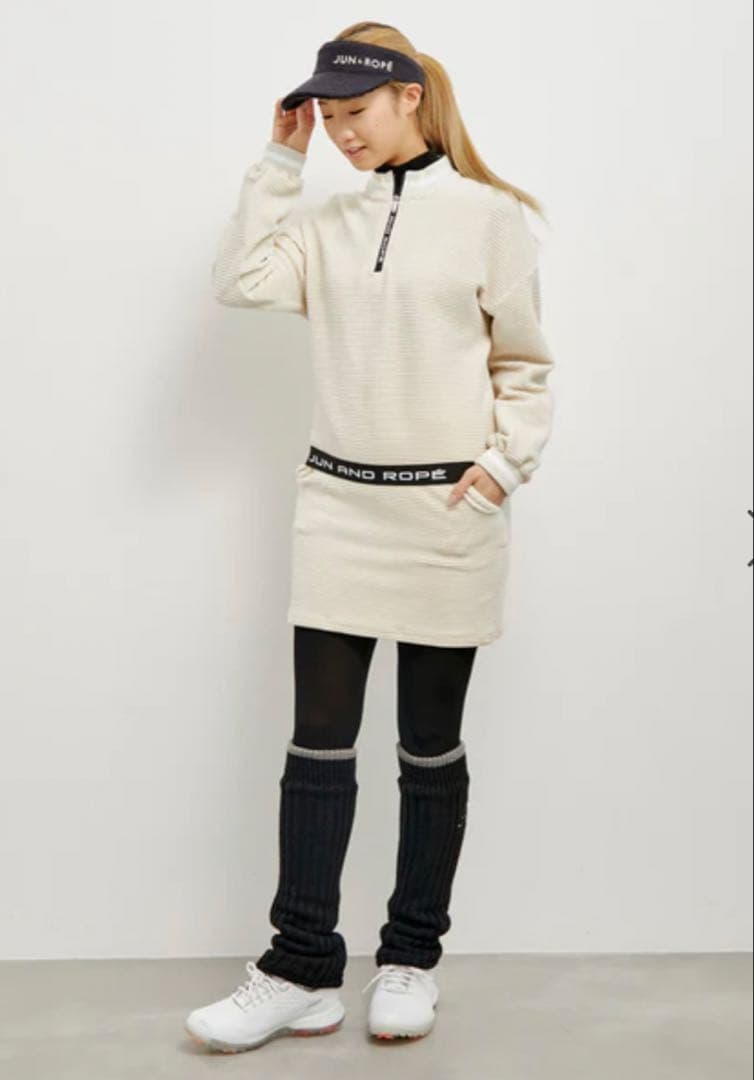 JUN&ROPE★ソフトコーデュロイジャージ 上下セット　ベージュ