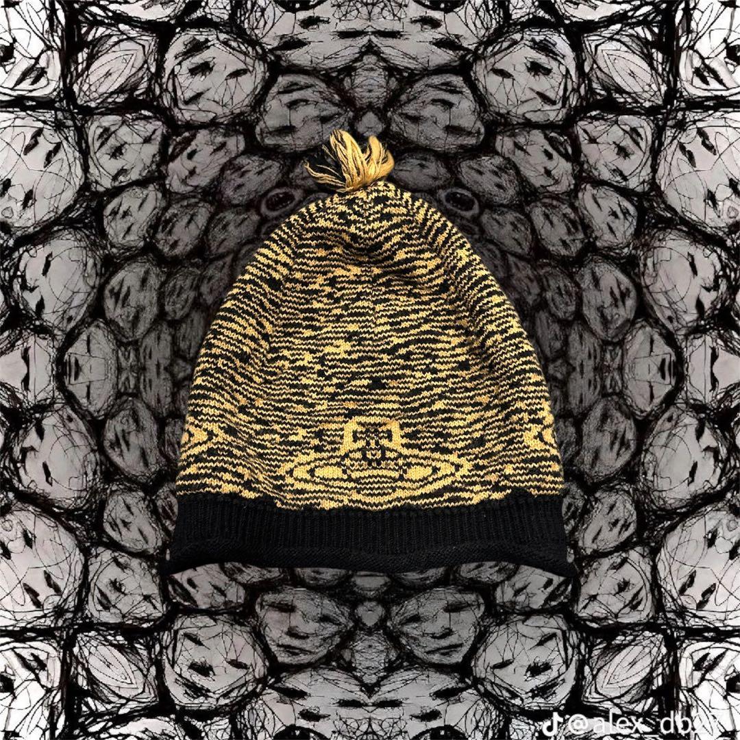 vivienne westwood ビーニー ヒョウ柄