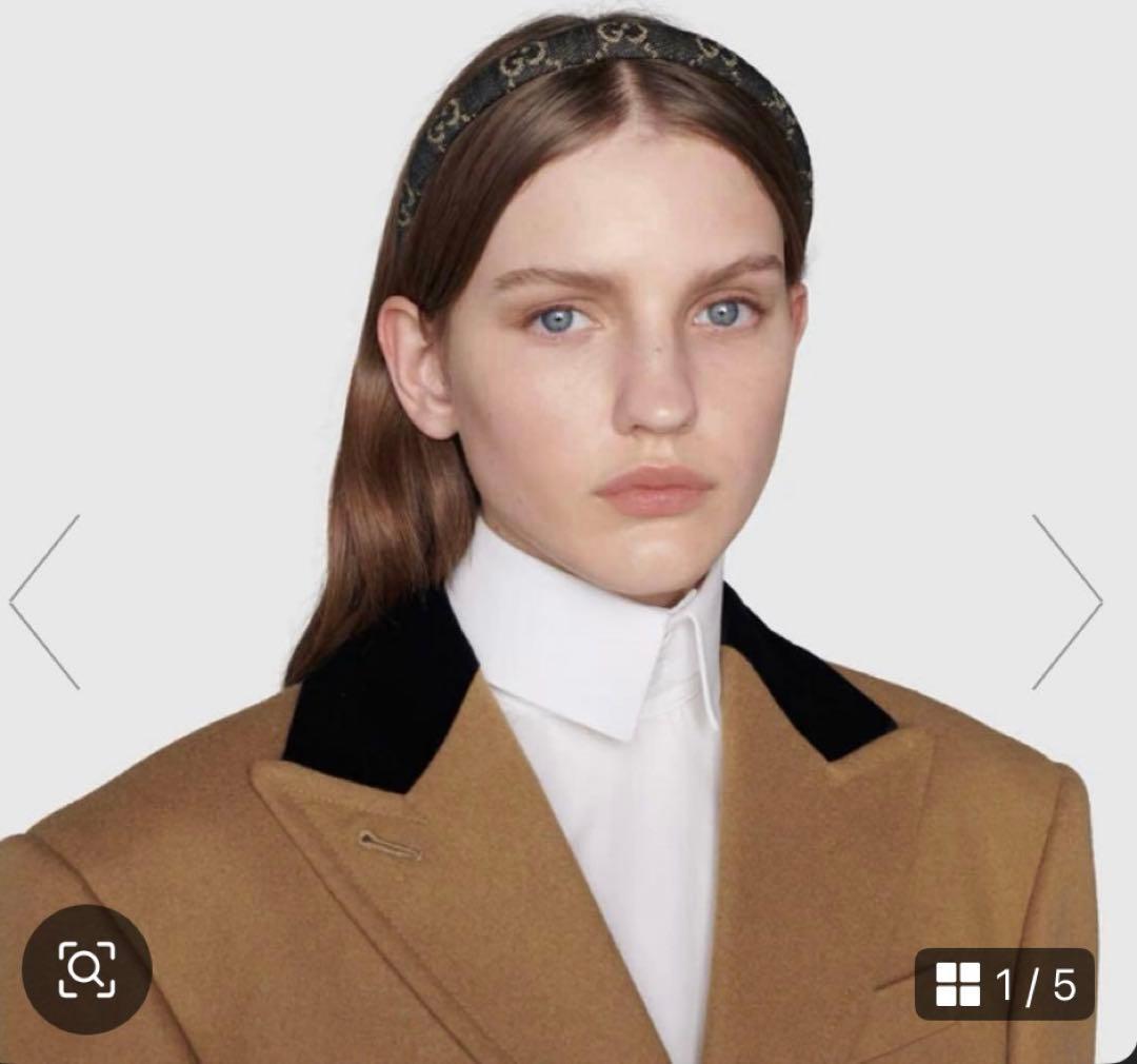 美品 GUCCI デニム カチューシャ