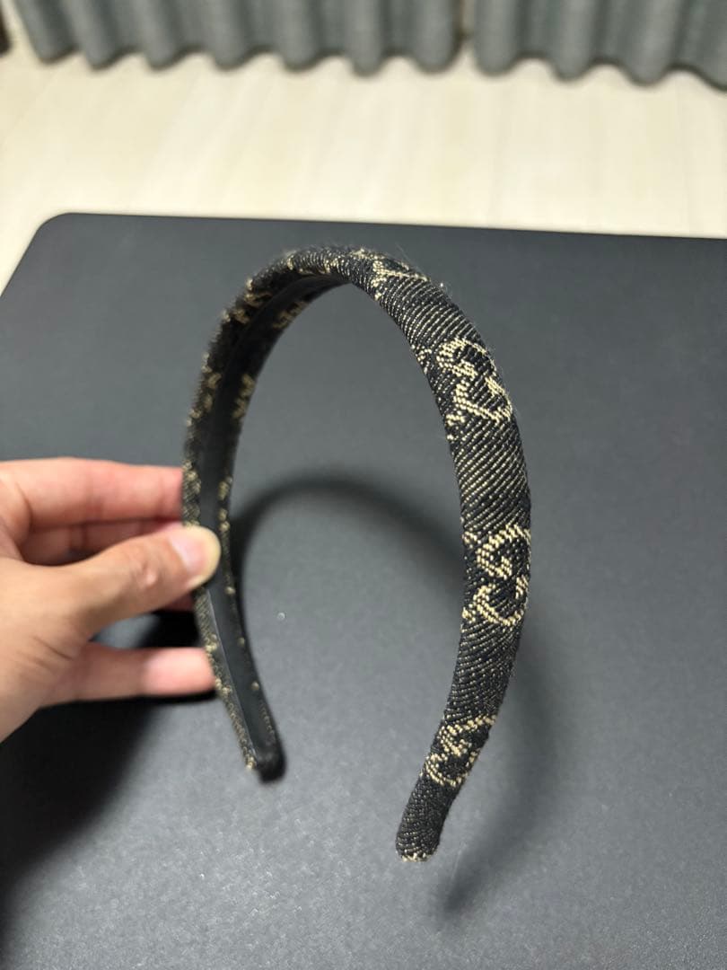 美品 GUCCI デニム カチューシャ