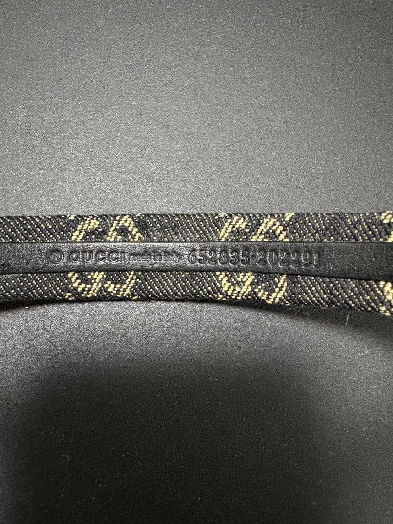 美品 GUCCI デニム カチューシャ