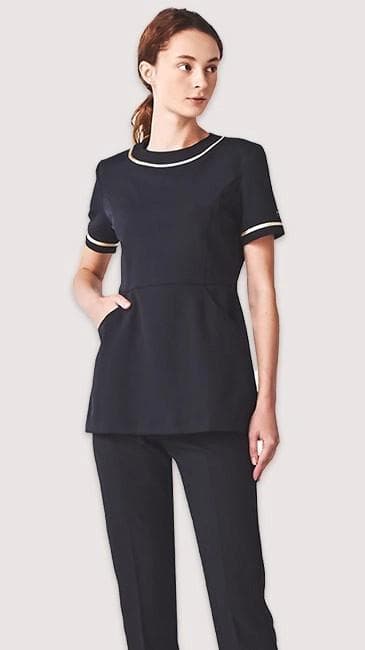 30%OFF！ミッシェルクラン 上下 チュニック パンツ M ブラック エステ