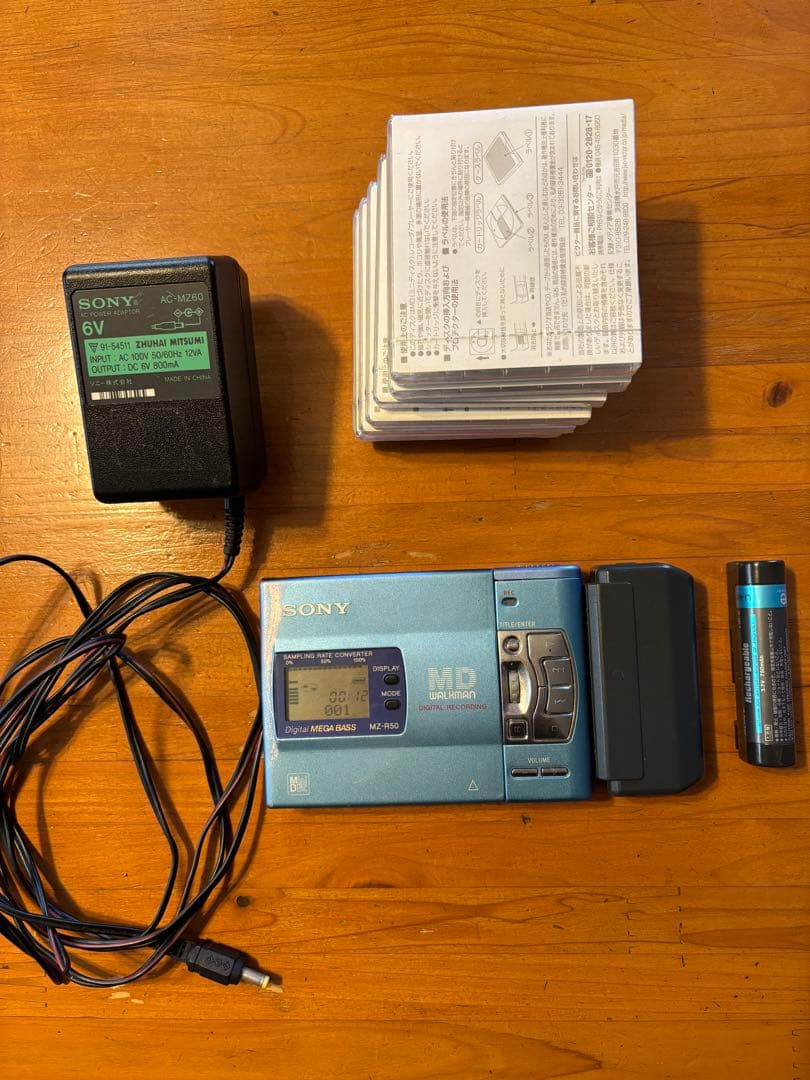 SONY MZ-R50 ポータブルMDプレーヤー