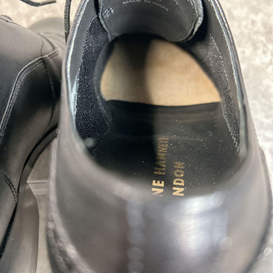 ほぼ新品【キャサリンハムネット】ビジネスシューズ/ストレートチップ/レザー/革靴