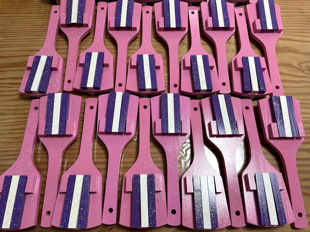 ローズ スペシャル鳴子 桜色 ラメあり 15組30本セット