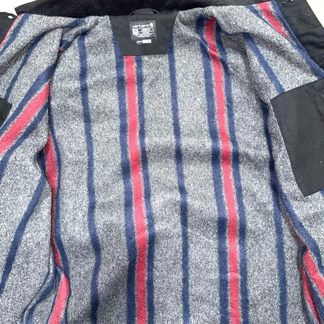 こ*ん様 美品！！カーハート デニム　チョアコート　カバーオール　2XL ブラッ