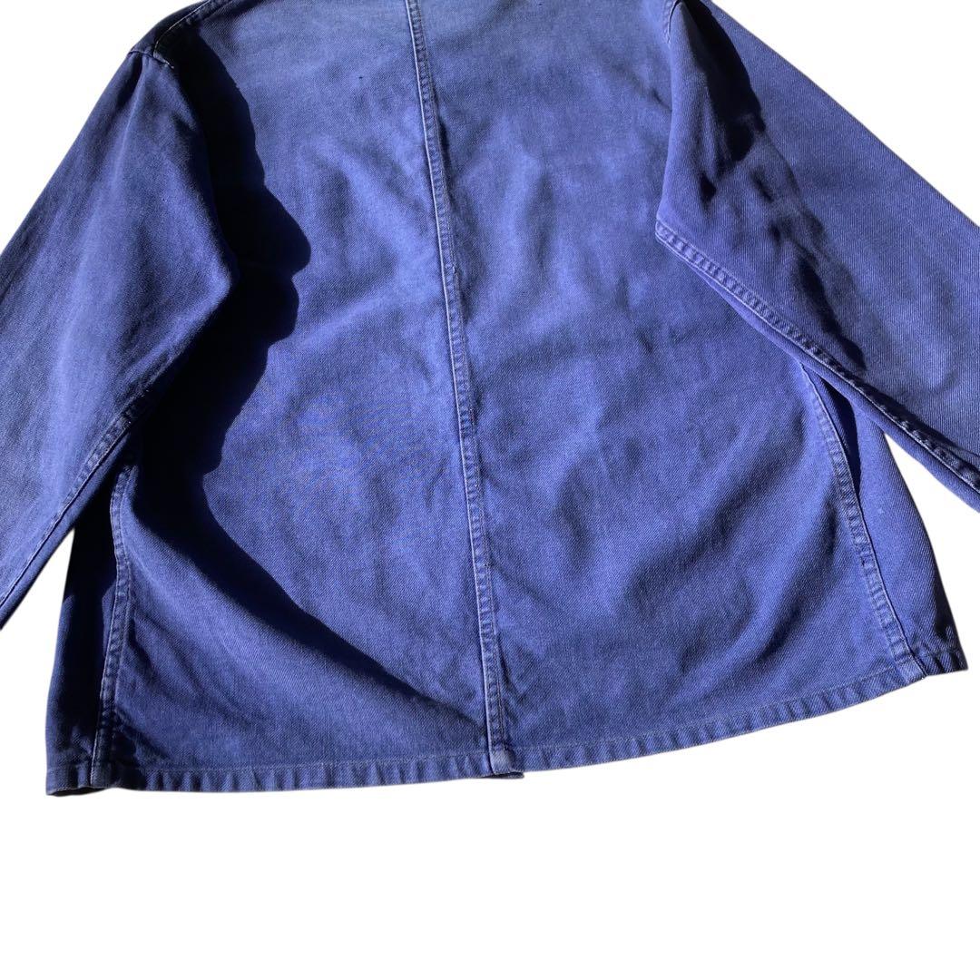 60〜70s ヴィンテージ フレンチ Vポケット カバーオール ワークジャケット