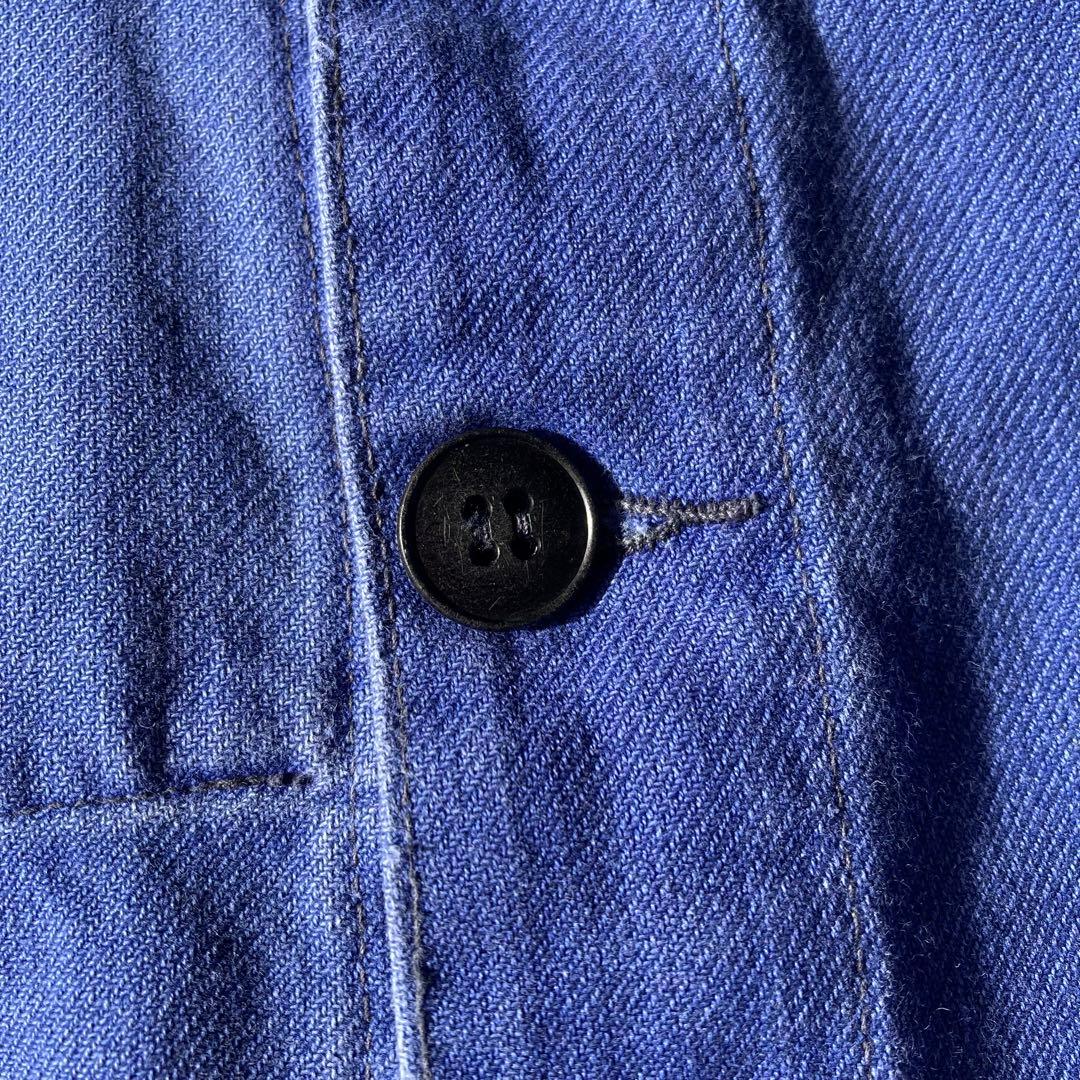 60〜70s ヴィンテージ フレンチ Vポケット カバーオール ワークジャケット