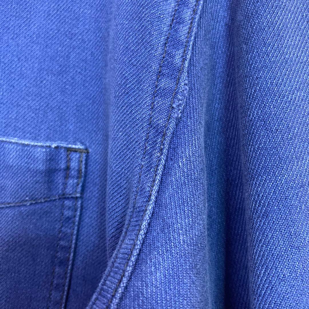 60〜70s ヴィンテージ フレンチ Vポケット カバーオール ワークジャケット