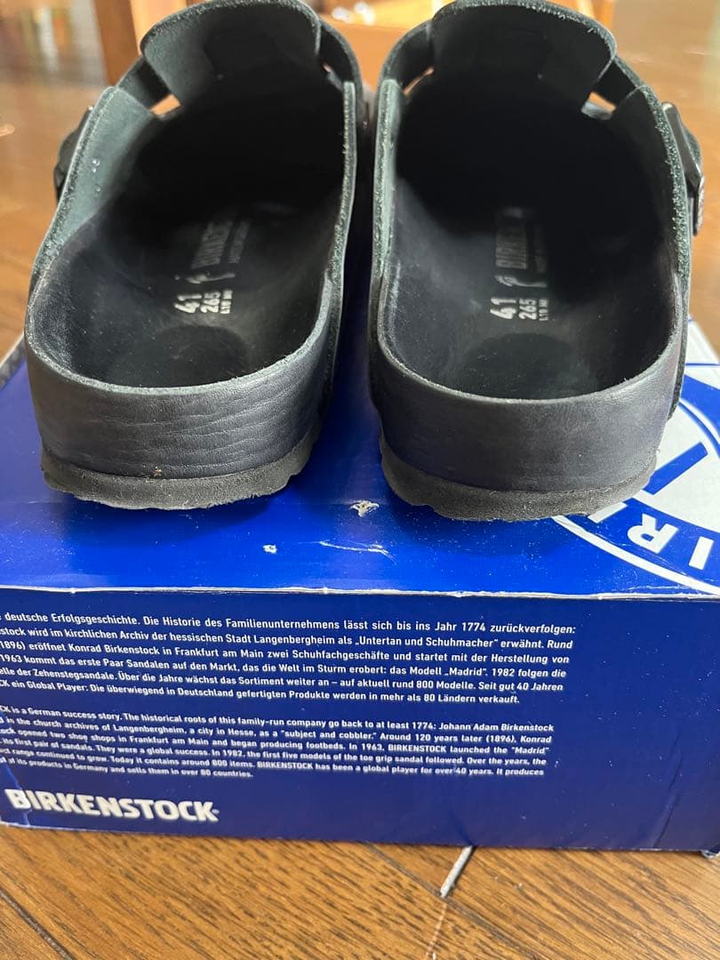 BIRKENSTOCK ビルケンシュトック　ボストン 41 26.5 レザー