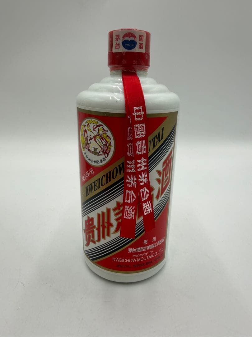 貴州茅台酒 マオタイ酒 天女ラベル 中国酒 ミニグラス付き　500ml　38％