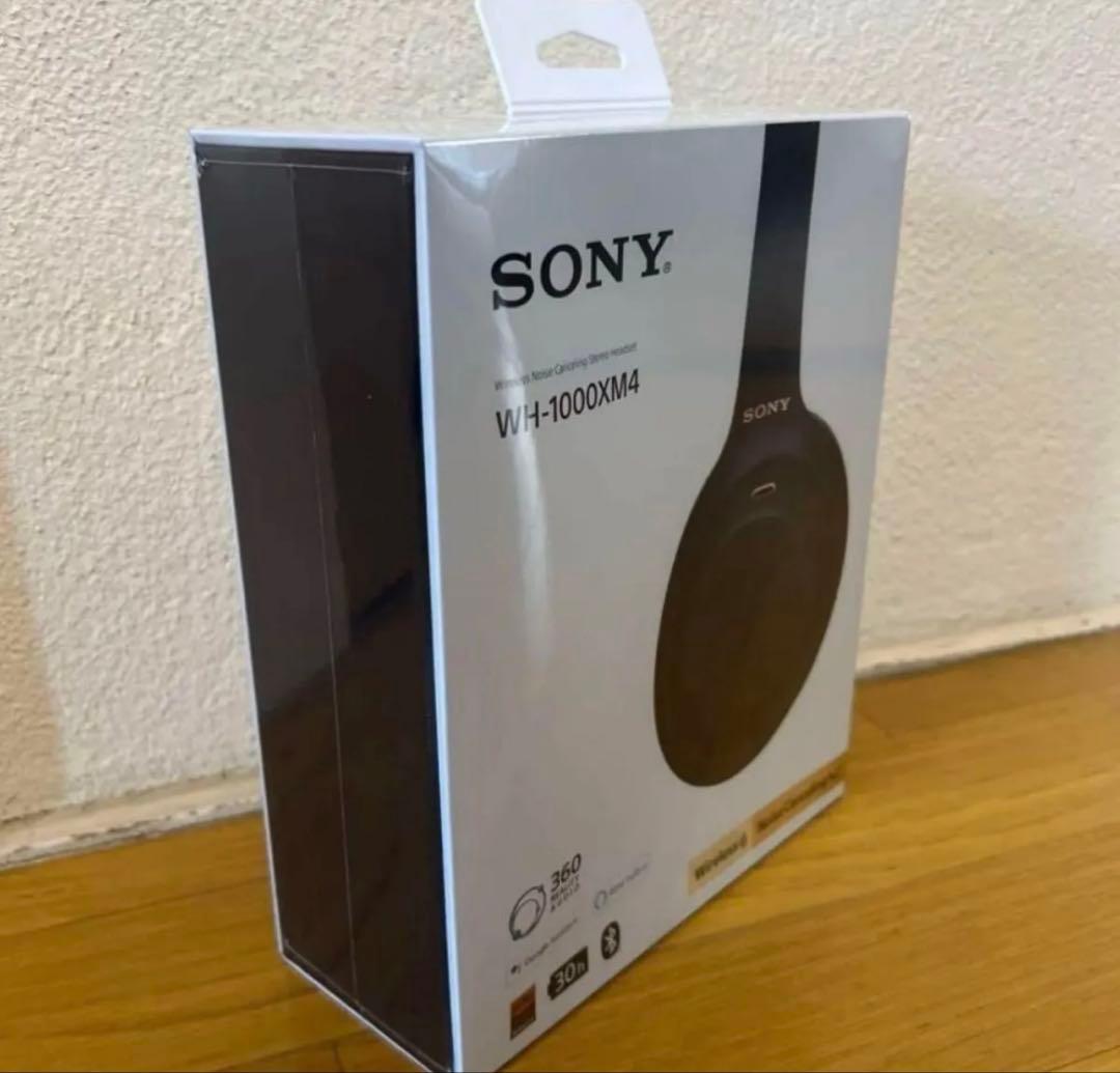 新品未開封 SONYノイキャンワイヤレスWH-1000XM4ブラック 海外モデル