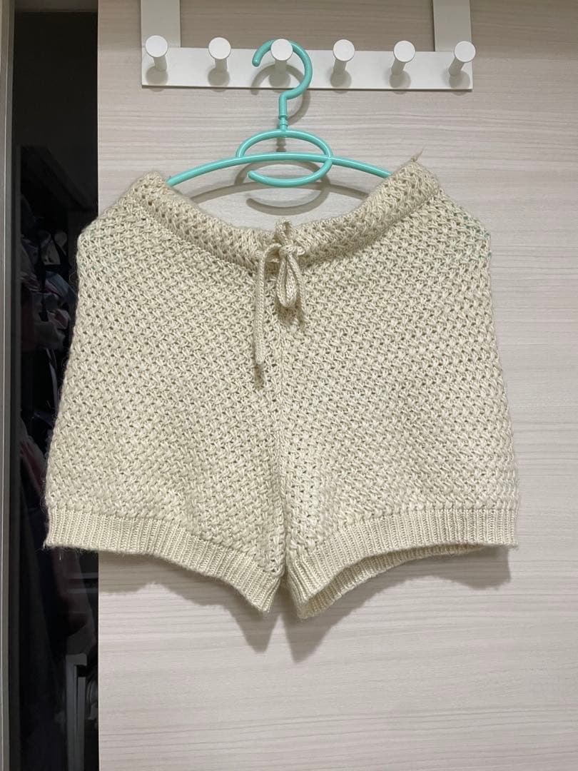 Katie WINTER BABE バスケットショートパンツ アイボリー