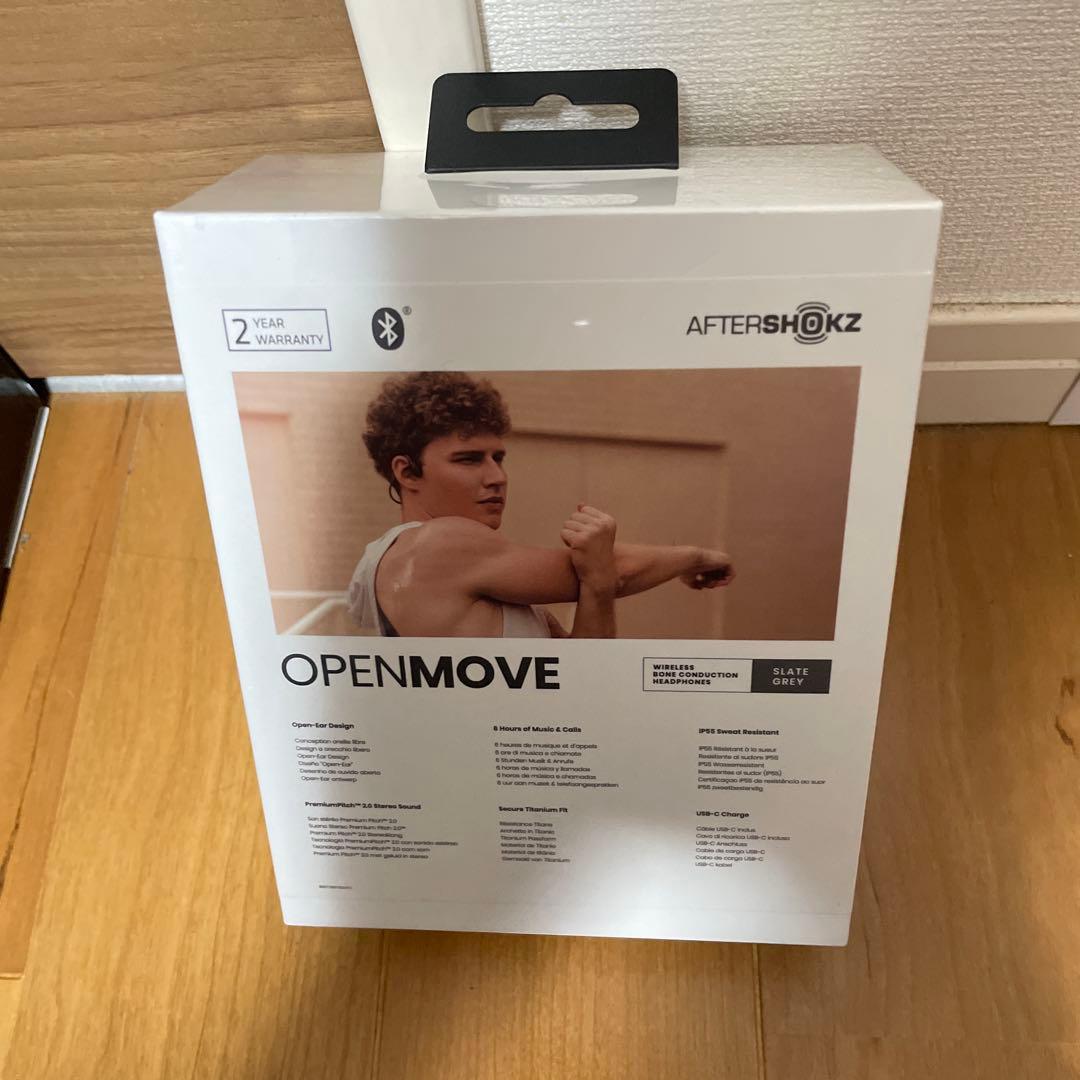 【新品未開封】Shokz OpenMove ワイヤレス骨伝導ヘッドホンAS660