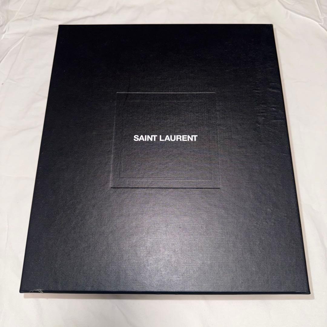 テ*ァ様 SAINT LAURENT ブラックファー・リアルミンクサンダル 44