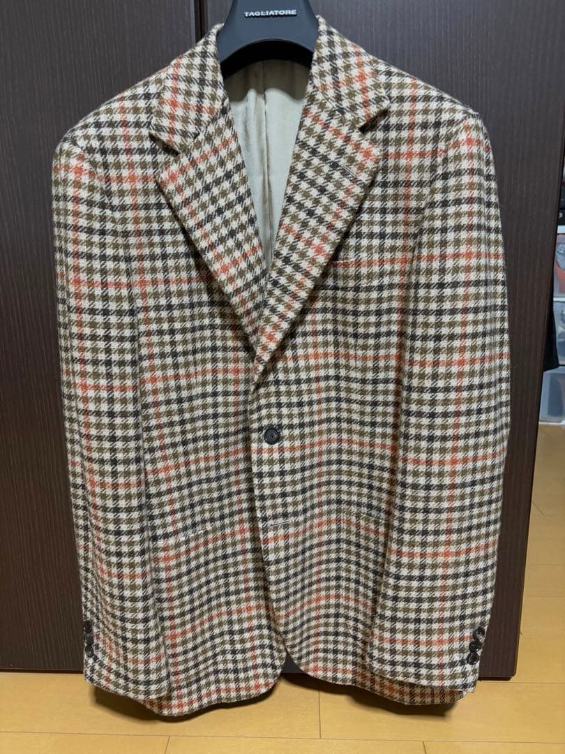 BEAMS F / MOON ガンクラブチェック+ペーン ジャケット