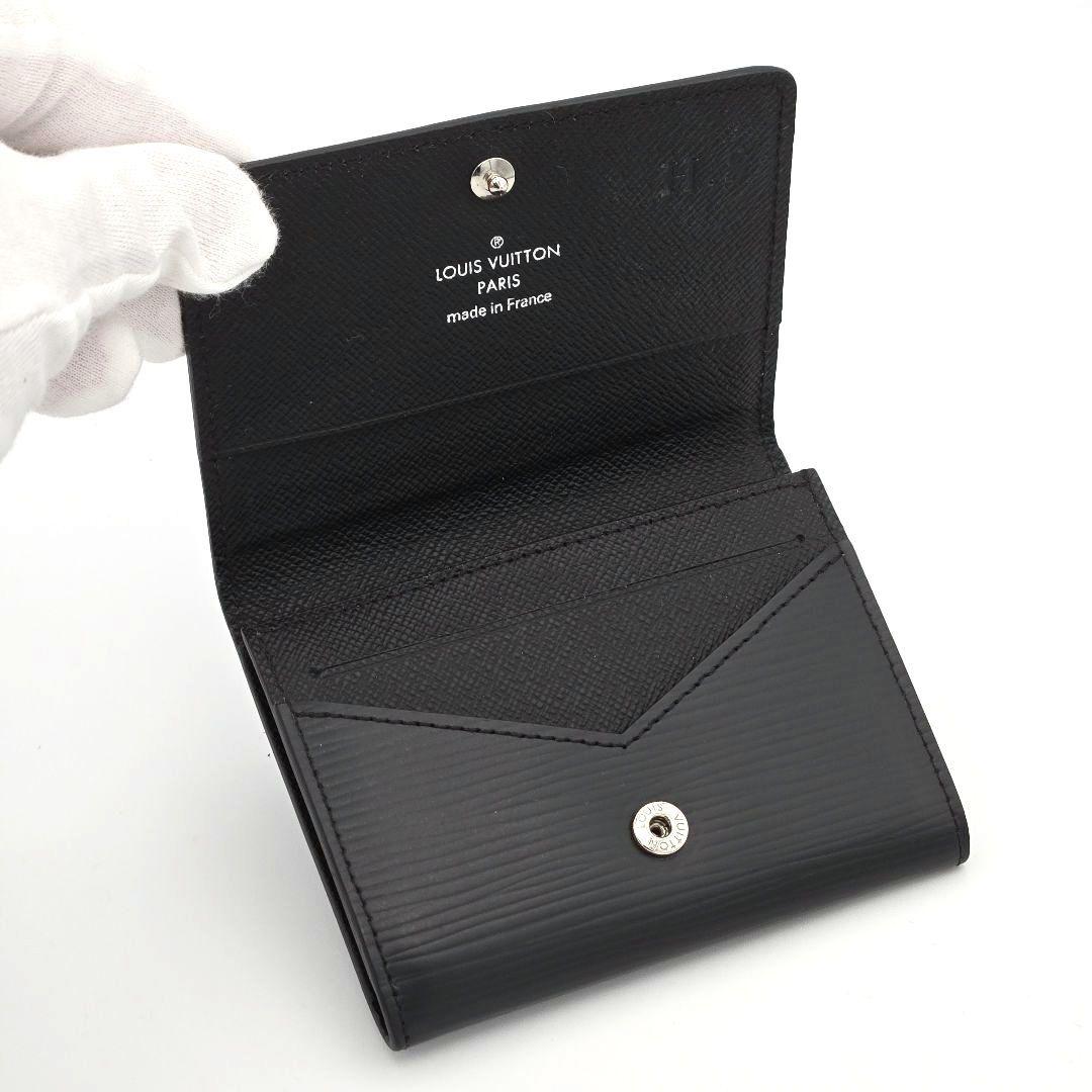 ルイヴィトン アンヴェロップ カルト ドゥ ヴィジット エピ ブラック 名刺入れ
