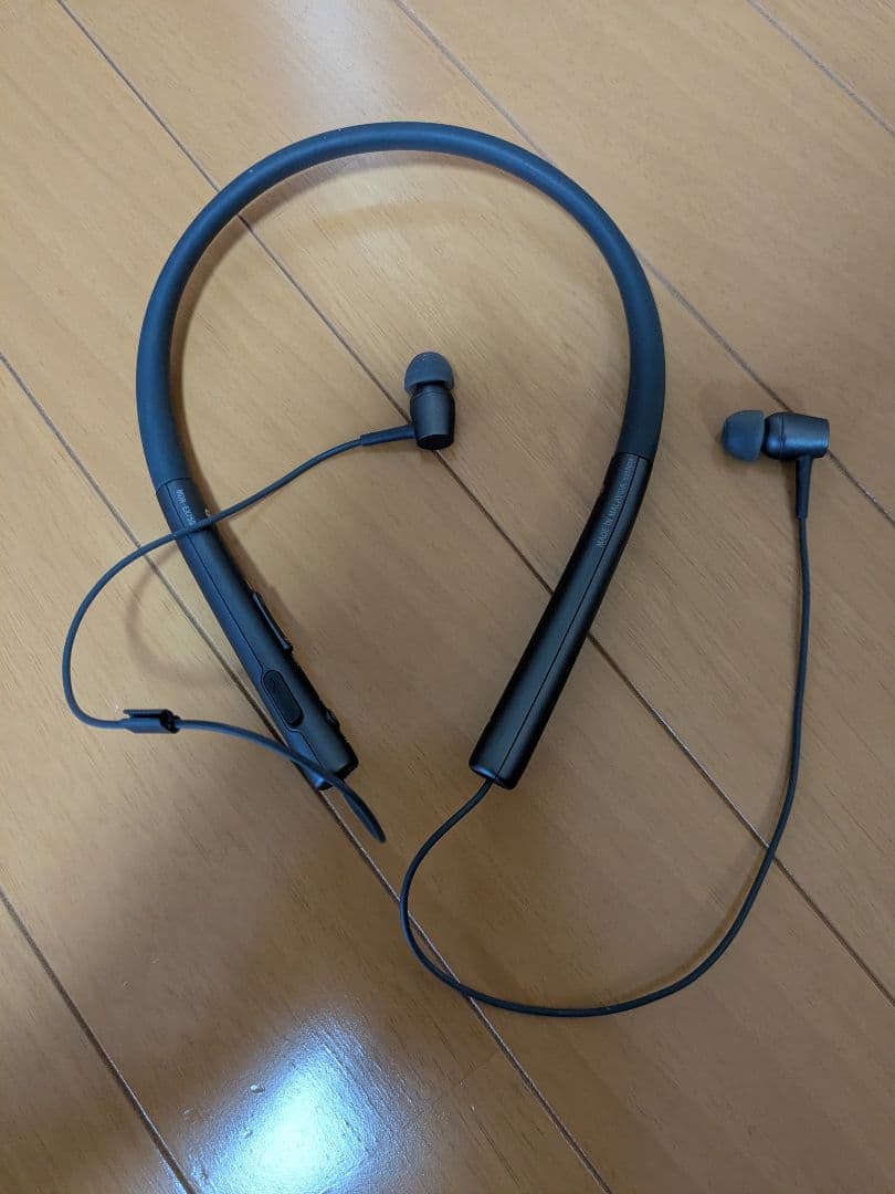 SONYMDR-EX750BT ワイヤレスイヤホン 本体と付属品