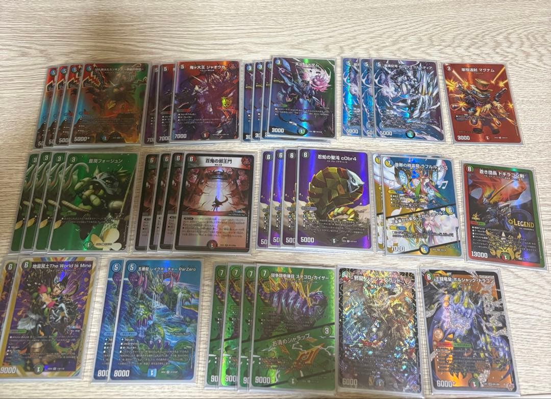 即日発送]デュエルマスターズ　引退品　デッキ　パーツまとめ売り