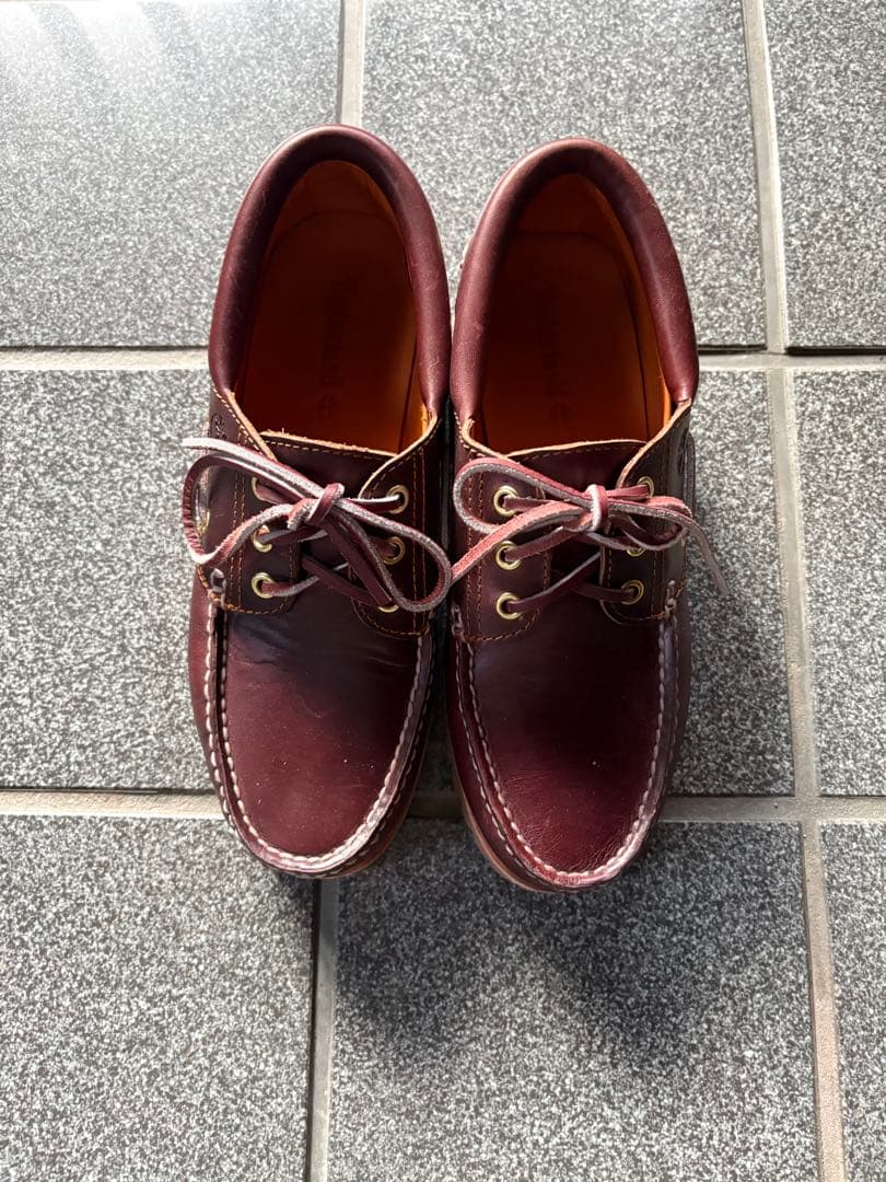 Timberland 3eye バーガンディ 25cm
