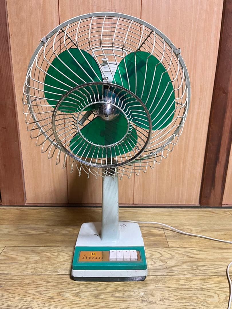 当時物 GENERAL ゼネラル EF370 扇風機 30cm 動作確認済み