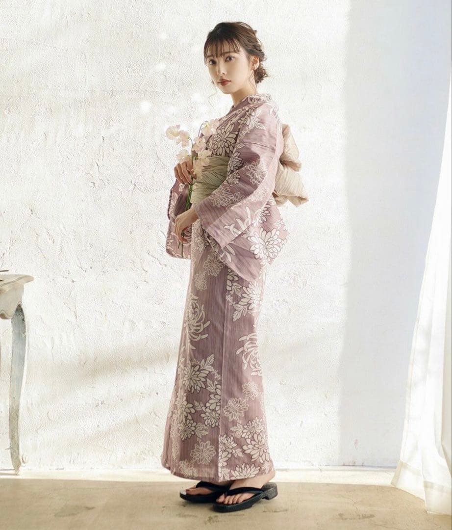 Dita 浴衣 【胡桃色の乱菊ながれ】