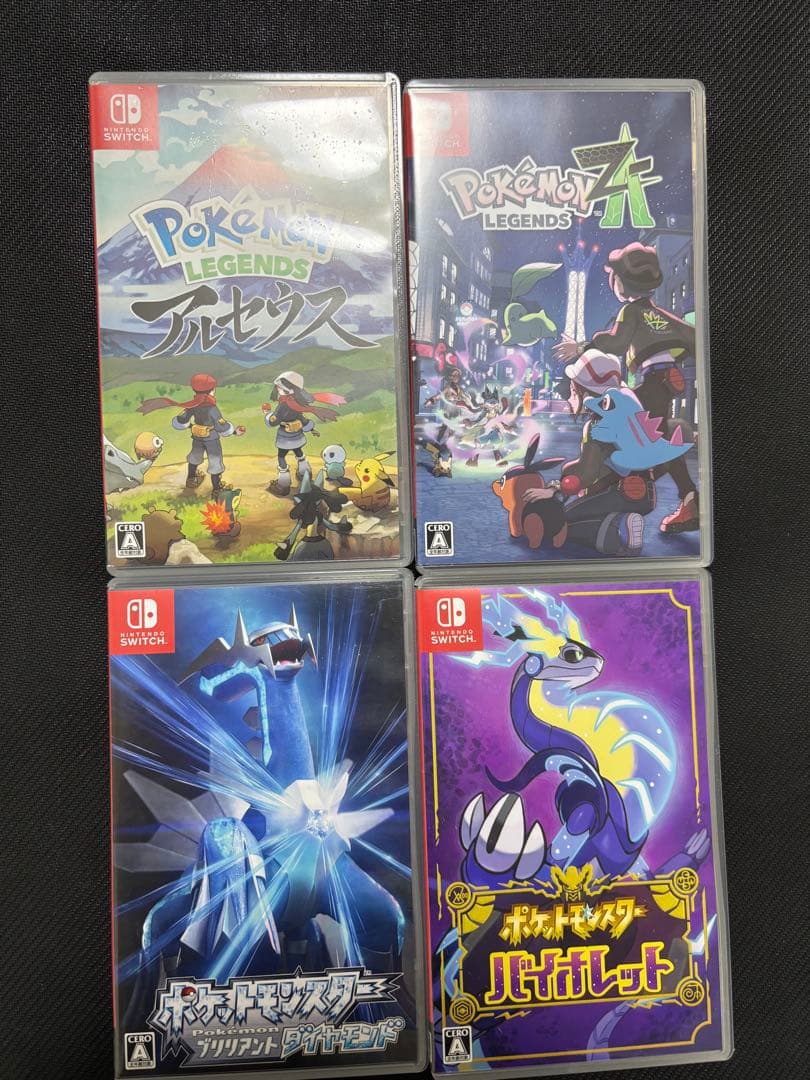 Switch ポケットモンスターソフト4本まとめ売り