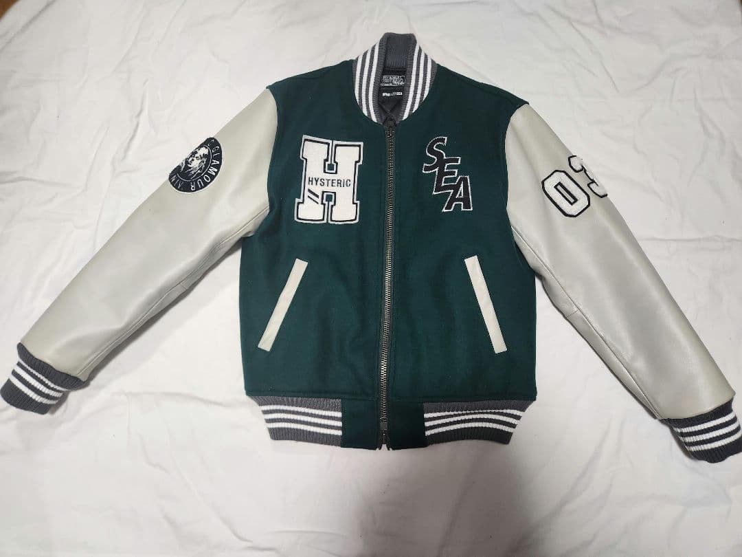 HYSTERIC GLAMOUR × WIND AND SEAスタジャン　M相当