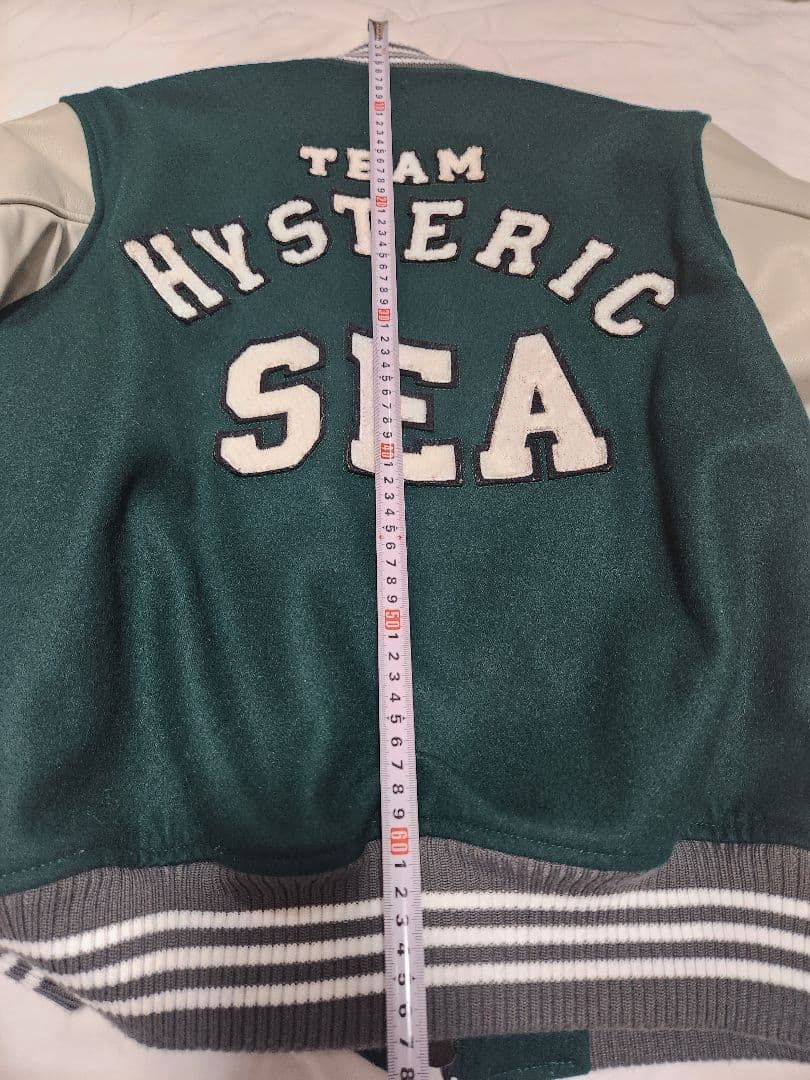 HYSTERIC GLAMOUR × WIND AND SEAスタジャン　M相当