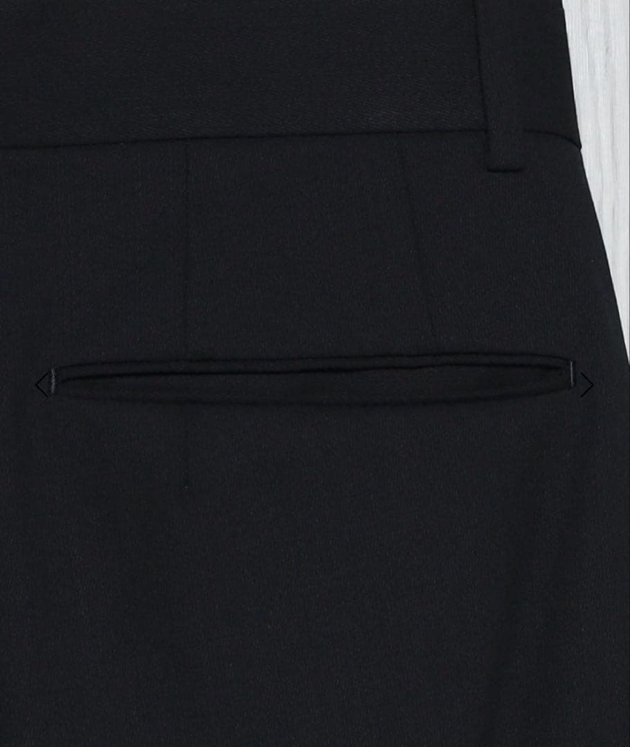 ツ*ー様 ＜H＞ ウール ツイスト カルゼ ワイド テーパード パンツ